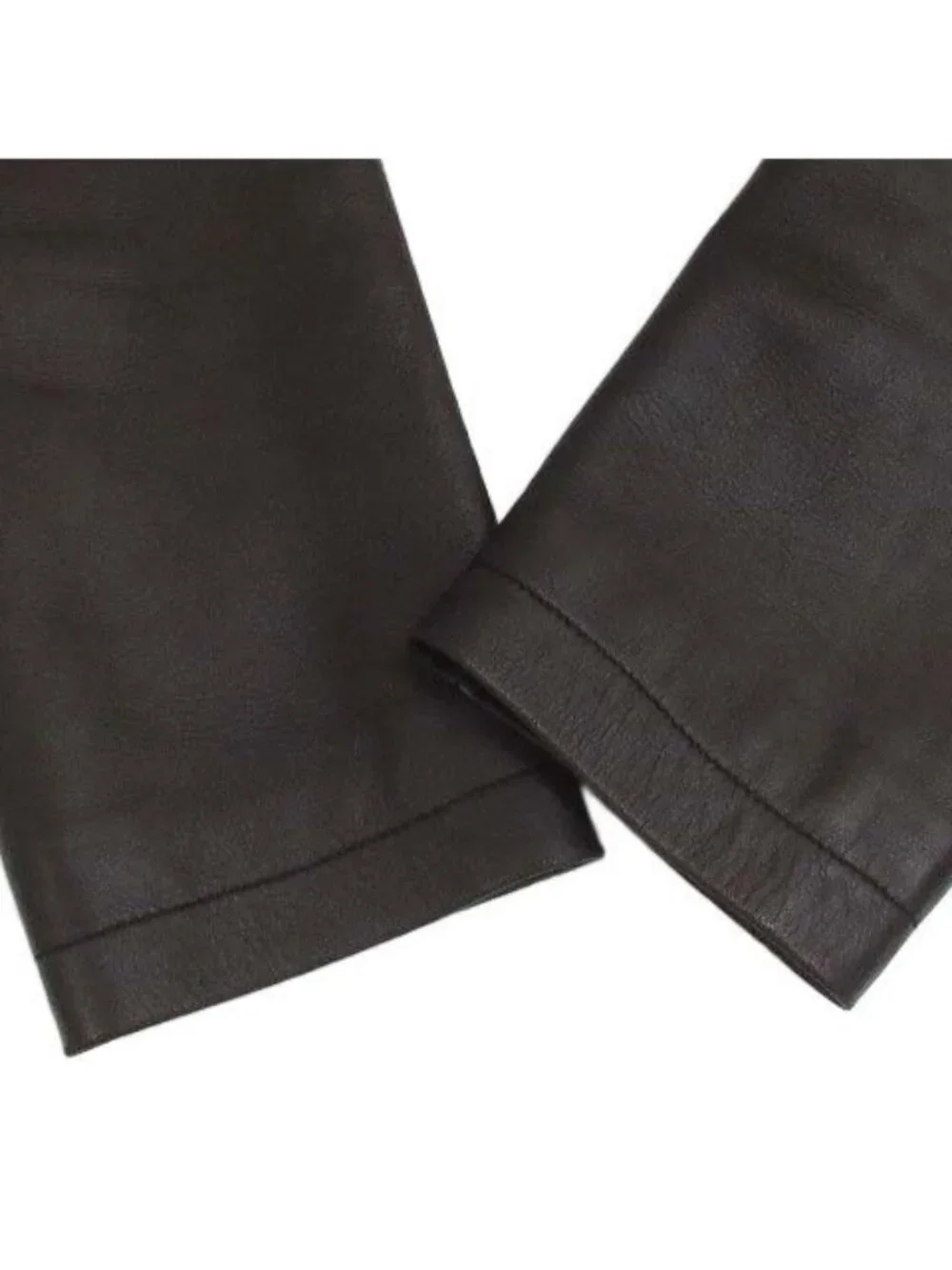 Loewe Nappa Leather Double Breasted Long Jacket Brown 40